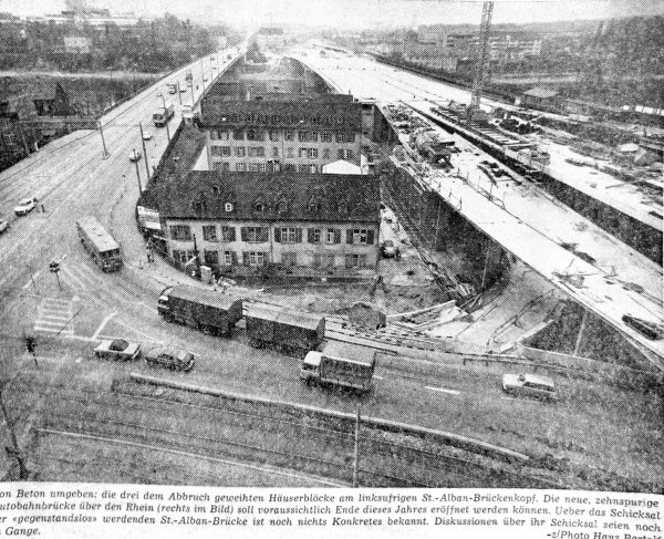 Autobanhbrckenbau 1972