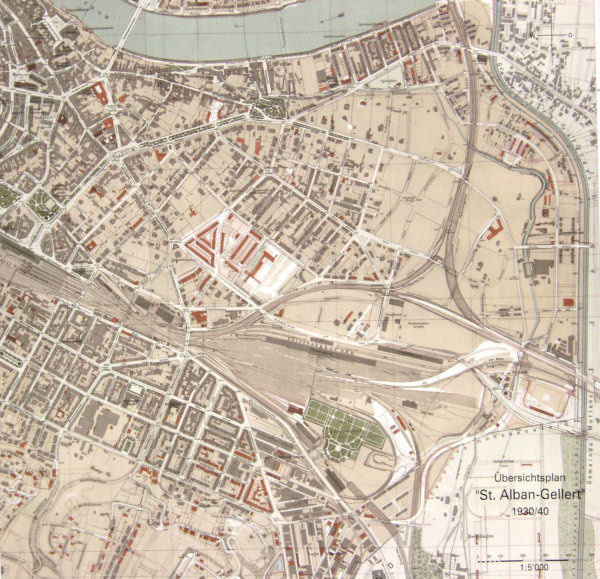 Uebersichtsplan 1930