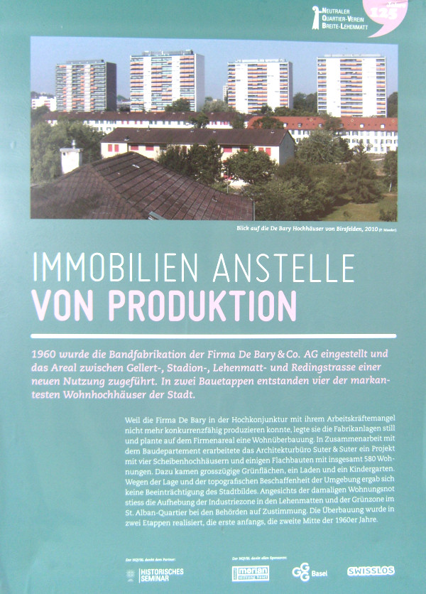 Immobilien anstelle von Produktion