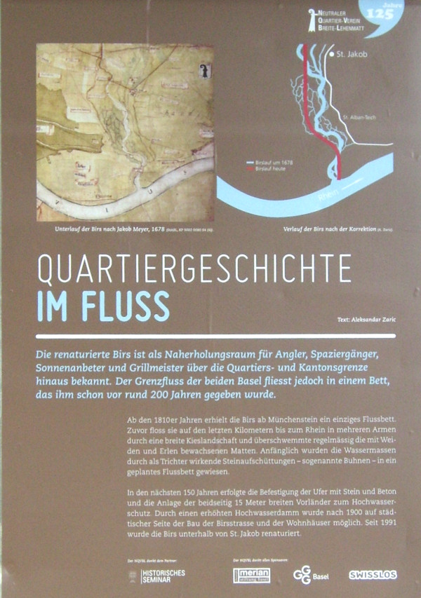 Quartiergeschichte im Fluss
