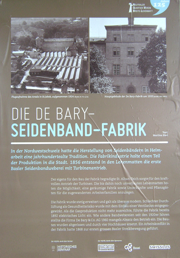 Die de Bary Seindenband-Fabrik