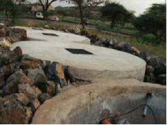 Tropfkörper Abwasserreinigung Kenya